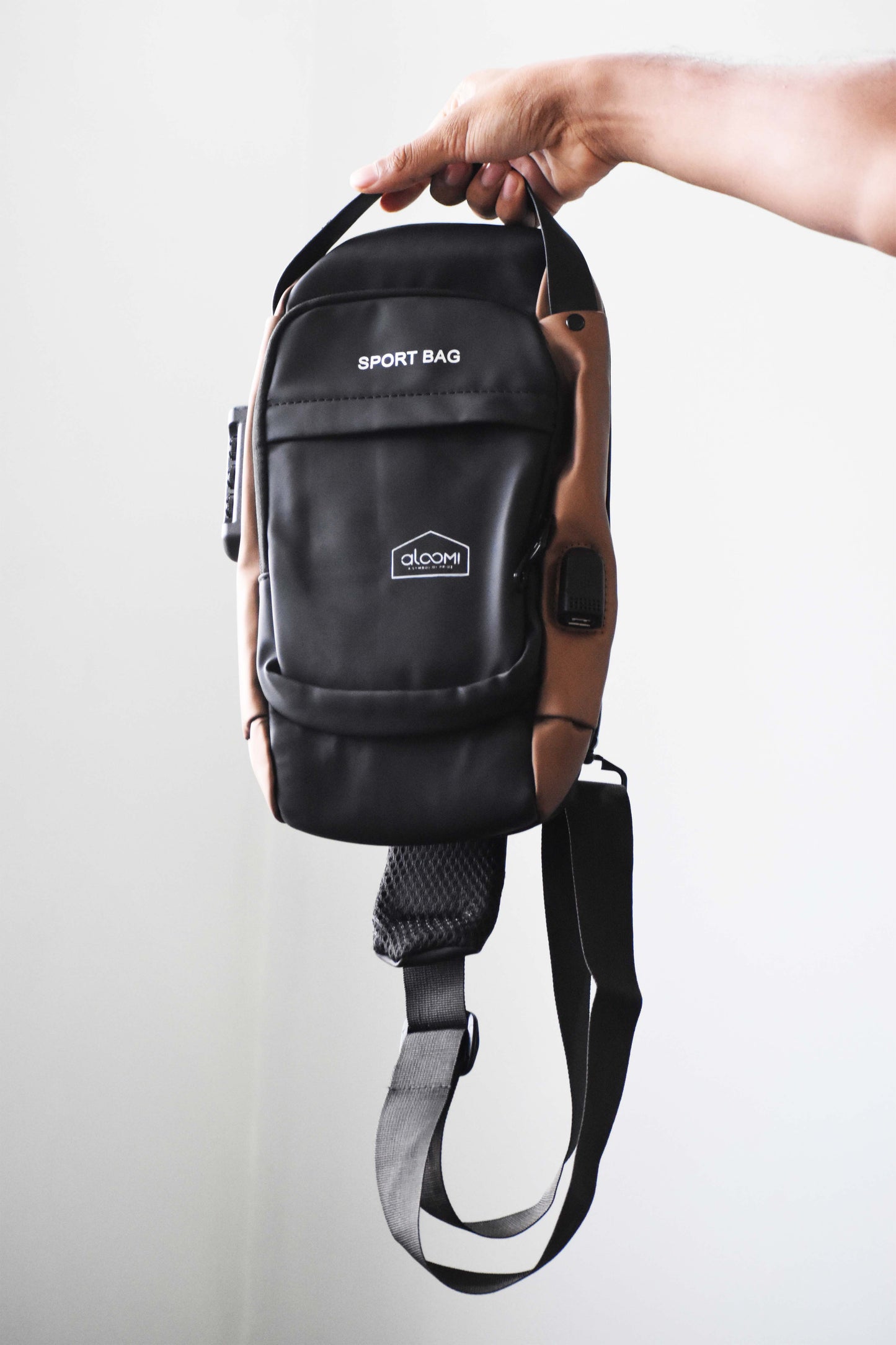 alooMi Anti theft crossbody bag